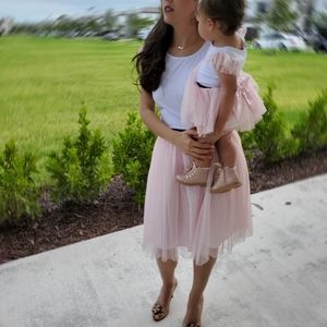 Matching Clothes Mother + Baby Daughter